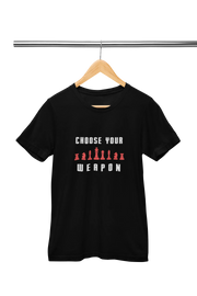 Premium Black Regular Fit Tshirt for Men - 180 GSM Cotton | Fullmoon Styles