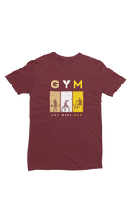 Men Regular Fit Tshirt - One More Rep Men Regular Fit Tshirt 180 Maroon | Fullmoon Styles