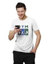 One More Rep Men Regular Fit Tshirt 180 White Regular Fit Tshirt - Premium Cotton Men Wear