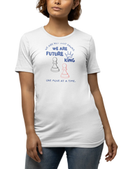 Comfortable Women Regular Fit Tshirt in White - 180 GSM | Fullmoon Styles
