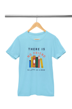 Sky Blue Regular Fit Tshirt - As Loyal As Book Women Regular Fit Tshirt 180 Design | Women Fashion