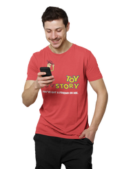 Toy Story Woody Men Oversized 210 Red Oversized - Premium Cotton Men Wear