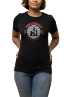 Comfortable Women Regular Fit Tshirt in Black - 180 GSM | Fullmoon Styles