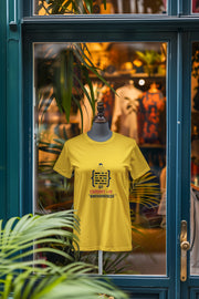 Premium Yellow Regular Fit Tshirt for Women - 180 GSM Cotton | Fullmoon Styles