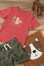 Premium Red Regular Fit Tshirt for Kids - 180 GSM Cotton | Fullmoon Styles
