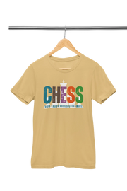 Premium Beige Regular Fit Tshirt for Women - 180 GSM Cotton | Fullmoon Styles