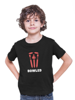 Premium Black Regular Fit Tshirt for Kids - 180 GSM Cotton | Fullmoon Styles