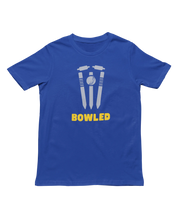 Women Regular Fit Tshirt - Bowled Women Regular Fit Tshirt 180 Royal Blue | Fullmoon Styles