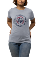 Women Regular Fit Tshirt - Battlefield Women Regular Fit Tshirt 180 Gray | Fullmoon Styles