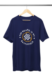 Men Regular Fit Tshirt - Battlefield Men Regular Fit Tshirt 180 Navy Blue | Fullmoon Styles