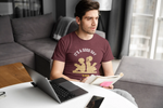 Maroon Regular Fit Tshirt - Good Day To Read Men Regular Fit Tshirt 180 Design | Men Fashion