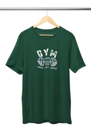 Comfortable Women Regular Fit Tshirt in Bottle Green - 180 GSM | Fullmoon Styles