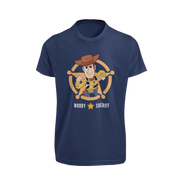 Women Oversized - Toy Story Woody Sheriff Women Oversized 210 Navy Blue | Fullmoon Styles