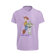 Woody And Buzz Friends Forever Women Oversized 210 Lavender Oversized - Premium Cotton Women Wear