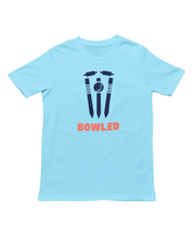 Women Regular Fit Tshirt - Bowled Women Regular Fit Tshirt 180 Sky Blue | Fullmoon Styles