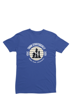 Men Regular Fit Tshirt - Think Strategically Men Regular Fit Tshirt 180 Royal Blue | Fullmoon Styles