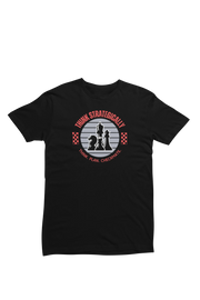 Women Regular Fit Tshirt - Think Strategically Women Regular Fit Tshirt 180 Black | Fullmoon Styles