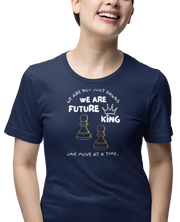 We Are Future Kings Women Regular Fit Tshirt 180 Navy Blue Regular Fit Tshirt - Premium Cotton Women Wear