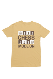Chess Mode On Women Regular Fit Tshirt 180 Beige Regular Fit Tshirt - Premium Cotton Women Wear