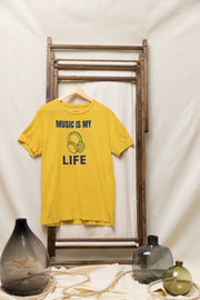 Premium Yellow Regular Fit Tshirt for Women - 180 GSM Cotton | Fullmoon Styles