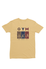Men Regular Fit Tshirt - One More Rep Men Regular Fit Tshirt 180 Beige | Fullmoon Styles