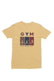Men Regular Fit Tshirt - One More Rep Men Regular Fit Tshirt 180 Beige | Fullmoon Styles