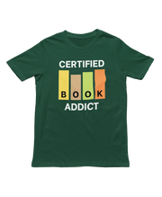 Certified Book Addict Men Regular Fit Tshirt 180 Bottle Green Regular Fit Tshirt - Premium Cotton Men Wear