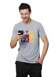 One More Rep Men Regular Fit Tshirt 180 Gray Regular Fit Tshirt - Premium Cotton Men Wear