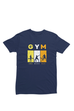 Men Regular Fit Tshirt - One More Rep Men Regular Fit Tshirt 180 Navy Blue | Fullmoon Styles
