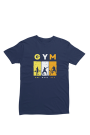 Men Regular Fit Tshirt - One More Rep Men Regular Fit Tshirt 180 Navy Blue | Fullmoon Styles