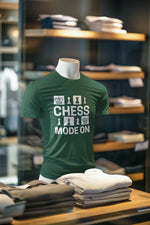 Bottle Green Regular Fit Tshirt - Chess Mode On Men Regular Fit Tshirt 180 Design | Men Fashion