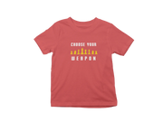 Premium Red Regular Fit Tshirt for Kids - 180 GSM Cotton | Fullmoon Styles