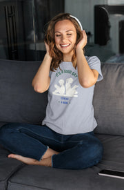 Premium Gray Regular Fit Tshirt for Women - 180 GSM Cotton | Fullmoon Styles