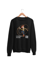 Premium Black Regular Fit Sweatshirt for Men - 320 GSM Cotton | Fullmoon Styles