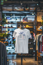 White Regular Fit Tshirt - We Are Future Kings Women Regular Fit Tshirt 180 Design | Women Fashion