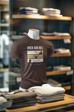 Brown Oversized - Rock N Roll With Music Men Oversized 210 Design | Men Fashion