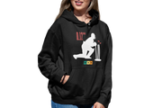 Comfortable Women Regular Fit Hoodie in Black - 320 GSM | Fullmoon Styles