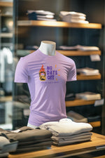 Lavender Regular Fit Tshirt - No Days Off Men Regular Fit Tshirt 180 Design | Men Fashion