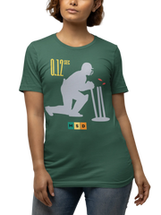 Comfortable Women Regular Fit Tshirt in Bottle Green - 180 GSM | Fullmoon Styles