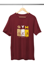Premium Maroon Regular Fit Tshirt for Men - 180 GSM Cotton | Fullmoon Styles