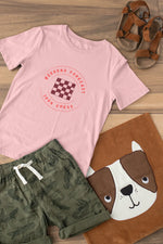 Premium Baby Pink Regular Fit Tshirt for Kids - 180 GSM Cotton | Fullmoon Styles