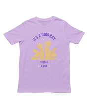 Good Day To Read Men Regular Fit Tshirt 180 Lavender Regular Fit Tshirt - Premium Cotton Men Wear