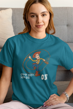 Comfortable Women Oversized in Teal Blue - 240 GSM | Fullmoon Styles