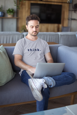 Chess Think Men Regular Fit Tshirt 180 Gray Regular Fit Tshirt - Premium Cotton Men Wear