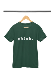Women Regular Fit Tshirt - Chess Think Women Regular Fit Tshirt 180 Bottle Green | Fullmoon Styles