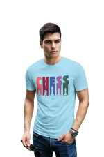 Comfortable Men Regular Fit Tshirt in Sky Blue - 180 GSM | Fullmoon Styles