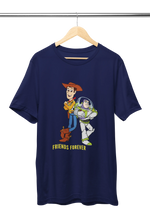 Premium Navy Blue Regular Fit Tshirt for Men - 180 GSM Cotton | Fullmoon Styles