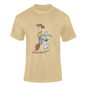 Women Oversized - Woody And Buzz Friends Forever Women Oversized 240 Beige | Fullmoon Styles