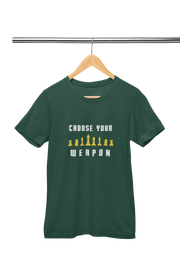 Premium Bottle Green Regular Fit Tshirt for Women - 180 GSM Cotton | Fullmoon Styles