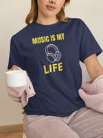 Comfortable Women Regular Fit Tshirt in Navy Blue - 180 GSM | Fullmoon Styles